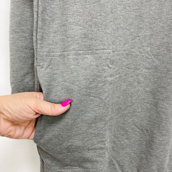 Prana Womens Rosie Sweatshirt Dress XS Grey Long Sleeve Pullover NWT - Picture 6 of 11